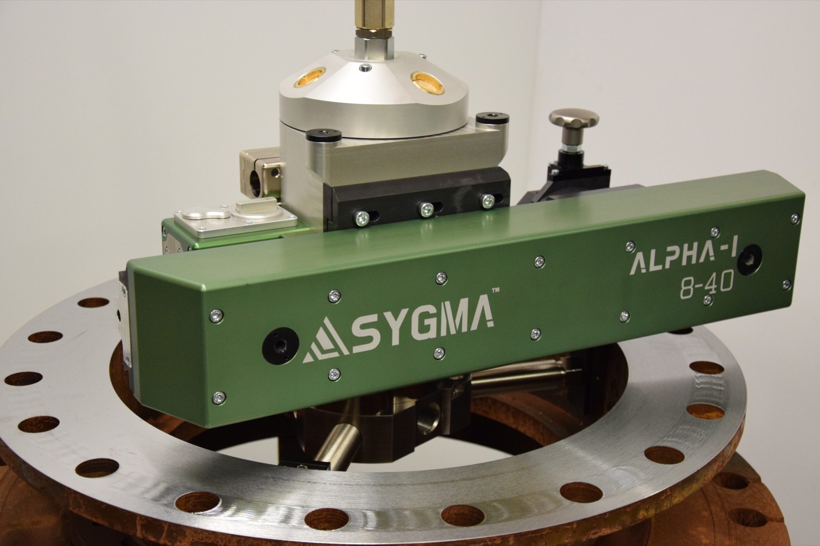 Sygma Alpha-I 8-40 flange facing machine