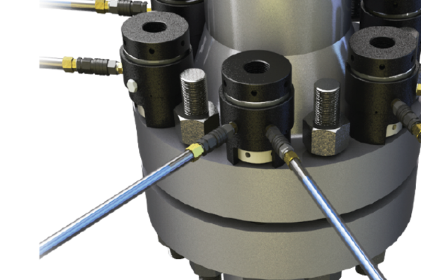 Hydraulic bolt tensioners